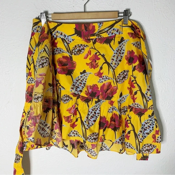 A.L.C. Hampton Floral Mini Wrap Skirt Sz 14 NWT Intermix Exclusive - Picture 3 of 6